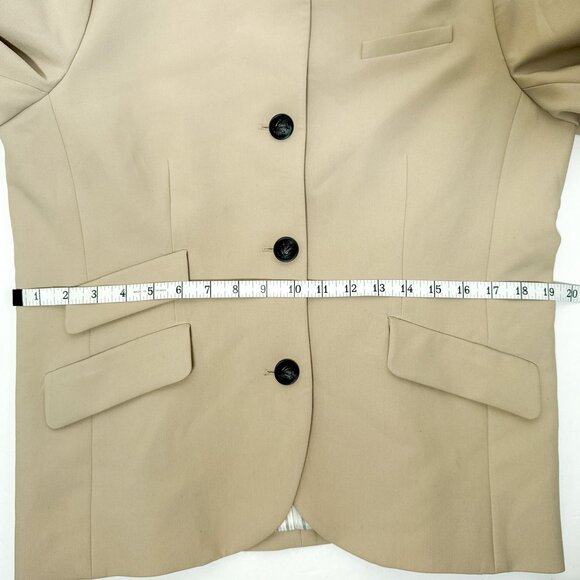 Rag & Bone Slade Beige Blazer Size 12 Tailored Neutral Classic Workwear - Picture 13 of 13